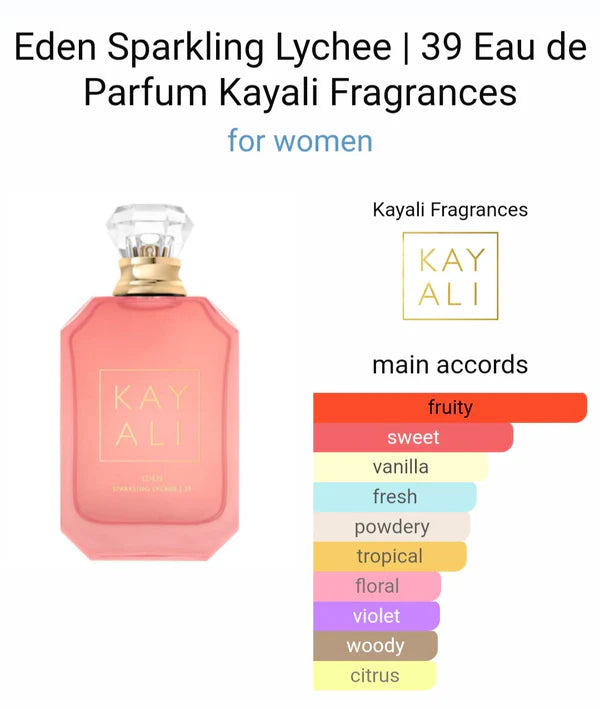 KAYALII EDEN SPARKLING LYCHEE | 39 EDP