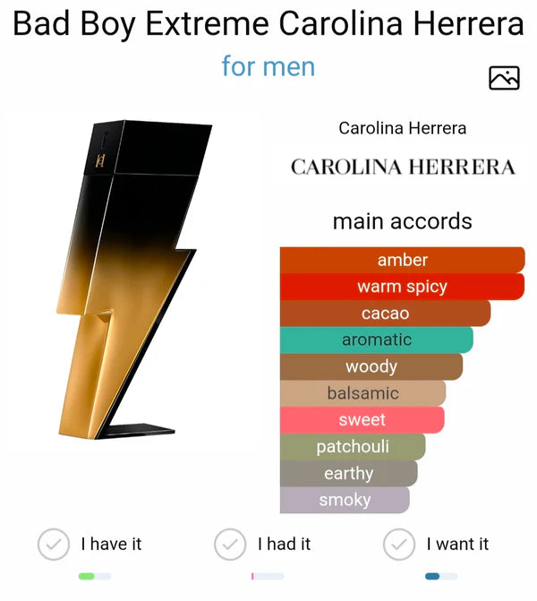 CAROLINA HERRERA BAD BOY EXTREME EAU DE PARFUM