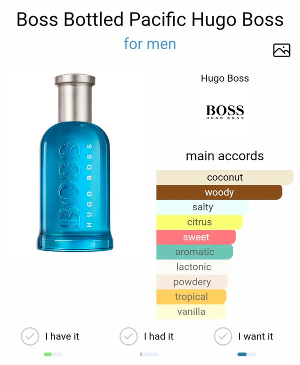 HUGOO BOSS BOTTLED PACIFIC LIMITED EDITION
