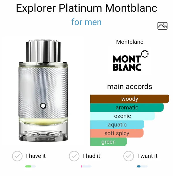 MONNT BLANCC EXPLOREER PLATINUM