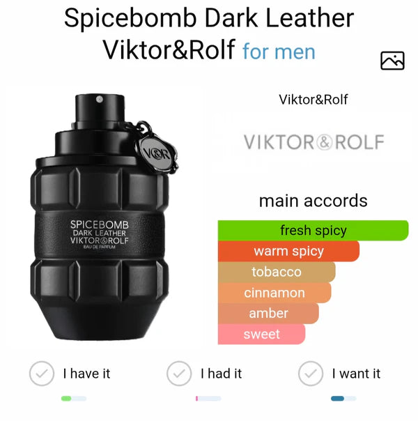 VIKTTOR & ROLLF SPICEBOMB DARK LEATHER EDP