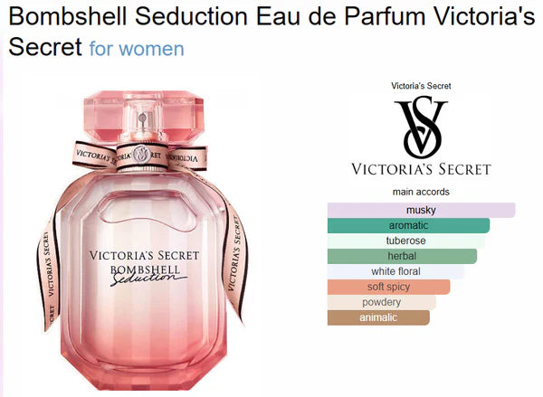 BOOMBBSHELL SEDUCTION BY VICTORIIAS SECRET EAU DE PERFUME