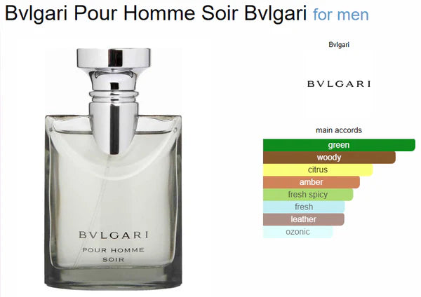 BVLGARII POUR HOMME SOIR EAU DE TOILETTE