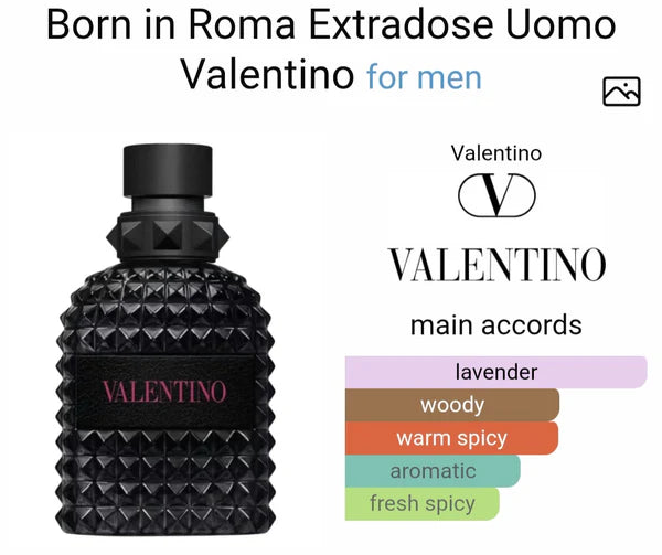 VALENTINOO UOMO BORN IN ROMMA EXTRAADOSE PARFUM