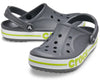 UNISEX CROCS BAYABAND CLOGS SANDAL SLATE GREYLIME PUNCH