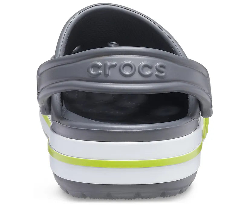 UNISEX CROCS BAYABAND CLOGS SANDAL SLATE GREYLIME PUNCH