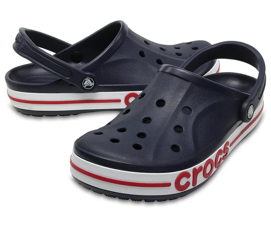 UNISEX CROCS BAYABAND CLOGS SANDAL NAVY/PEPPER