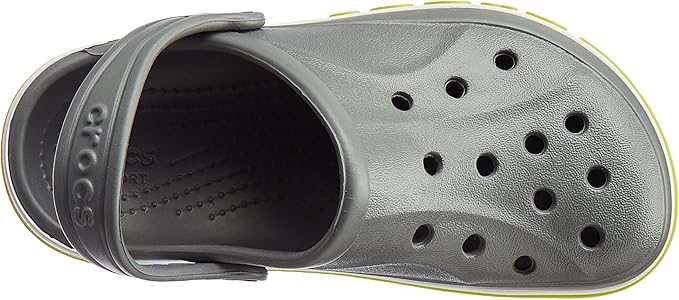 UNISEX CROCS BAYABAND CLOGS SANDAL SLATE GREYLIME PUNCH