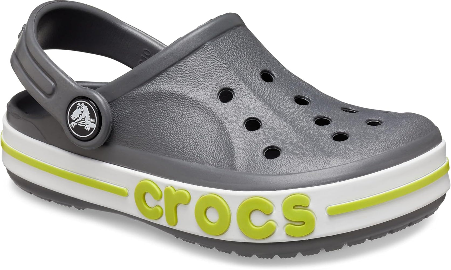 UNISEX CROCS BAYABAND CLOGS SANDAL SLATE GREYLIME PUNCH