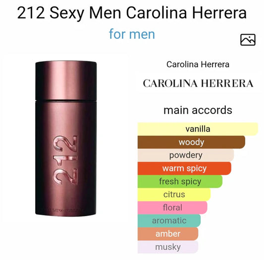 CAROLINAA HERRERAA 212 MEN SEXY DEODORANT
