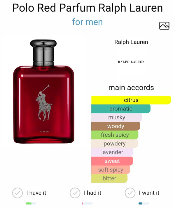 POLO RALPH LAUREN RED PARFUM