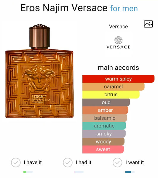 VERSACEE EROSS NAJIM PARFUM
