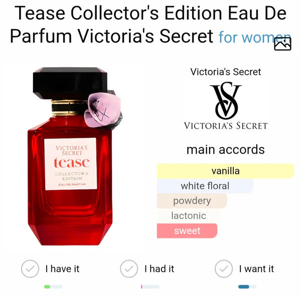 VICTORIASS SECRET TEASE COLLECTOR'S EDITION EAU DE PARFUM