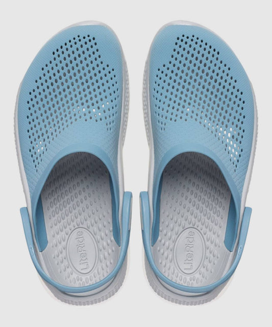 UNISEX CROCS LITERIDE 360 CLOGS SANDAL BLUE STEEL/MICROCHIP