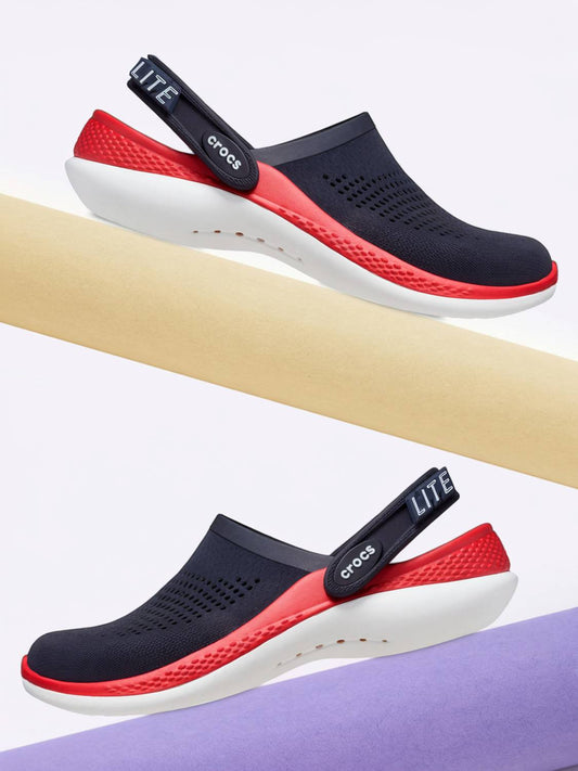 UNISEX CROCS LITERIDE 360 CLOGS SANDALNAVY PEPPER RED