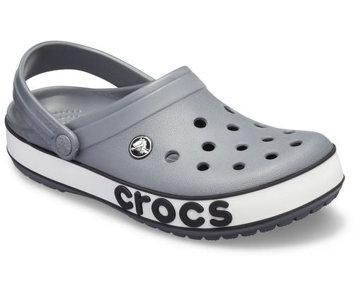 UNISEX CROCS BAYABAND CLOGS SANDAL GREY BLACK