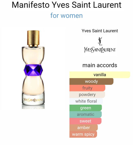 YVES SAINTT LAURRENTT MENIFESTO EDP
