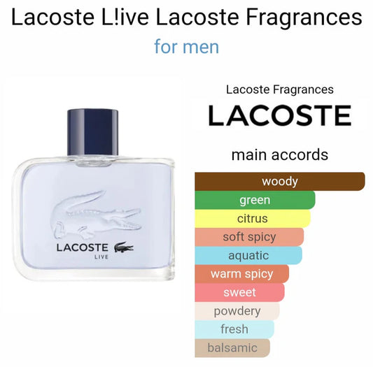 LACOSTTE L!VE FOR MEN EAU DE TOILETTE
