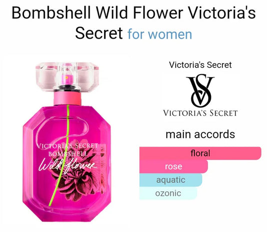 VICTORIIA'S SECRRET BOMBSHELL WILD FLOWER EAU DE PERFUME
