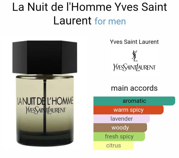YVES SAINTT LAURENTT LA NUIT DE L'HOMME