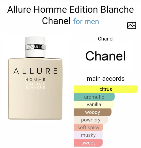 CHANEL ALLURE HOMME EDITION BLANCHE EDP
