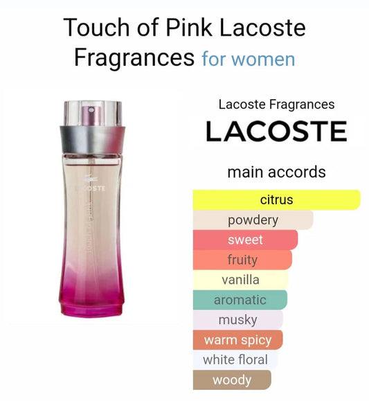 LACOSTEE TOUCHH OF PINK EDT