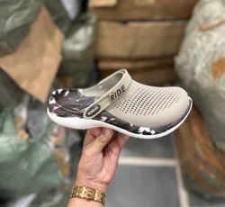 UNISEX CROCS LIGHT RIDE CLOGS SANDAL GREY MILITARY