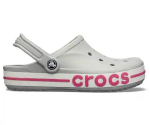 UNISEX CROCS BAYABAND CLOGS SANDAL GREY RED