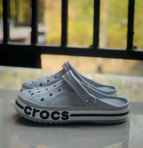 UNISEX CROCS BAYABAND CLOGS SANDAL GREY BLACK