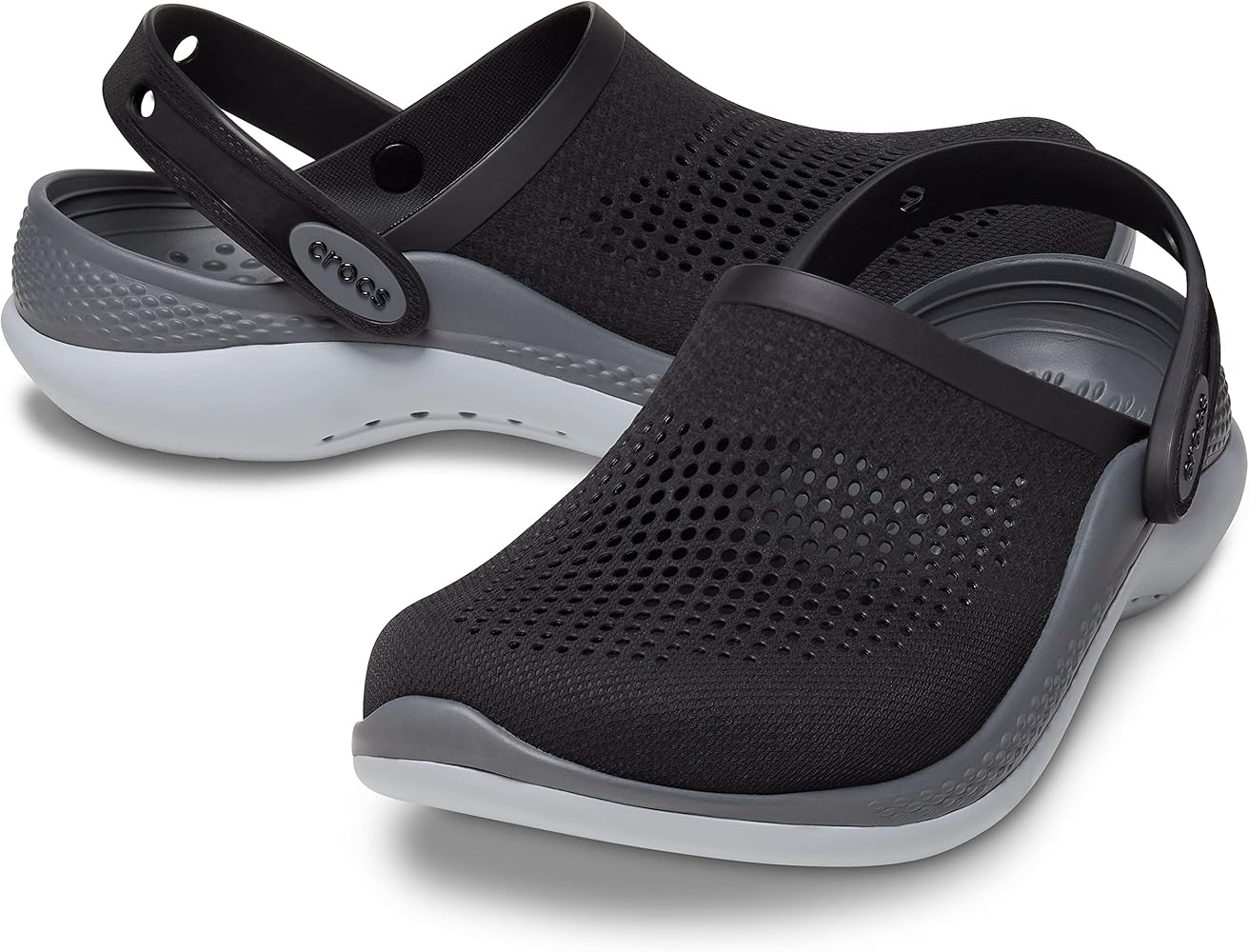 UNISEX CROCS LIGHT RIDE CLOGS SANDAL BLACK