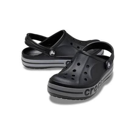 UNISEX CROCS BAYABAND CLOGS SANDAL BLACK GREY